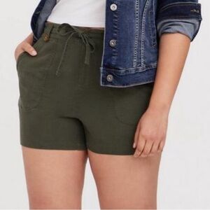 Torrid Olive Green Women's Shorts